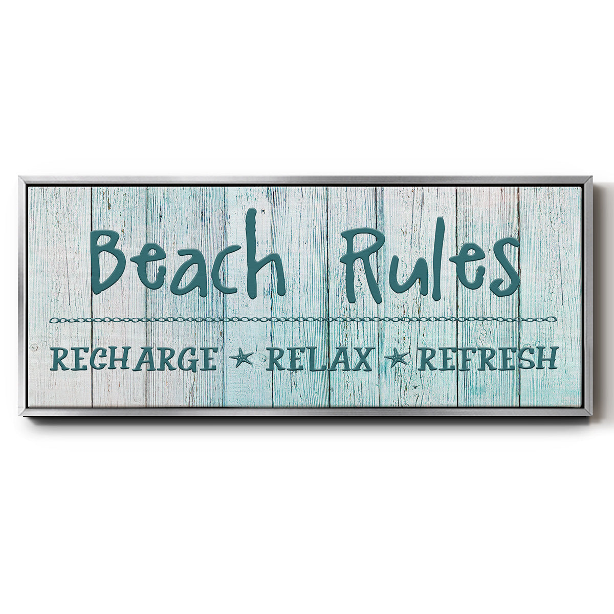 Recharge - Floater Framed Canvas Print