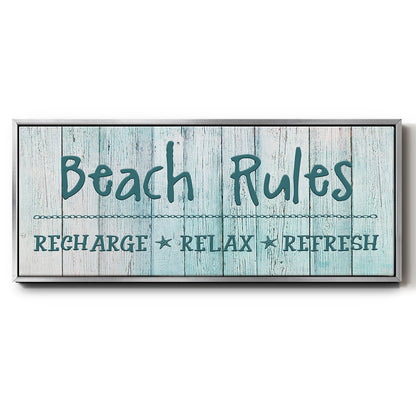 Recharge - Floater Framed Canvas Print