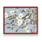 Chickadees and Blossoms I - Restickable Framed Art Print