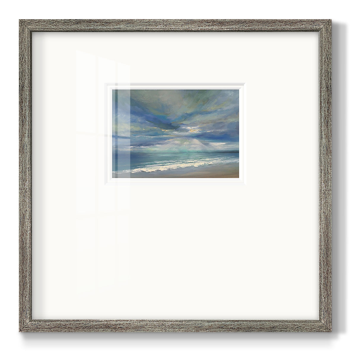 God Rays Premium Framed Print Double Matboard