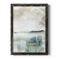 Summer Teal II - Premium Canvas Framed in Barnwood - Ready to Hang