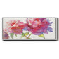 Prize Peonies II - Floater Framed Canvas Print