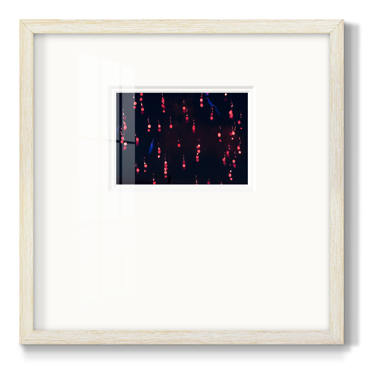 Crimson Constellation- Premium Framed Print Double Matboard