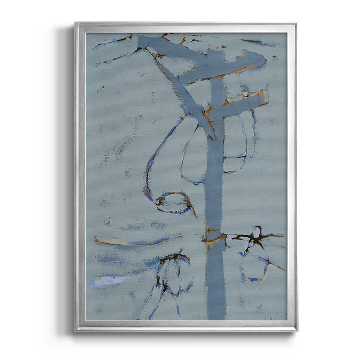Wires VI - Modern Framed Canvas Print