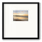 Peaceful Shore - Double Matboard Framed Print