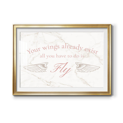 Wings Exist Premium Framed Print - Ready to Hang