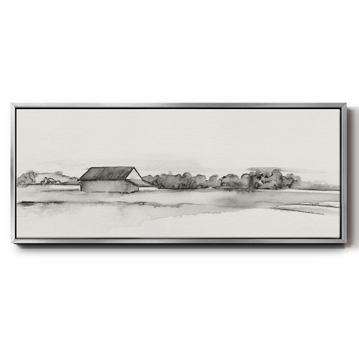 Wyeth Barn I - Floater Framed Canvas Print