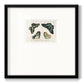 Crackled Butterflies III - Double Matboard Framed Print