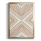 Diametric Clementine II - Modern Framed Canvas Print