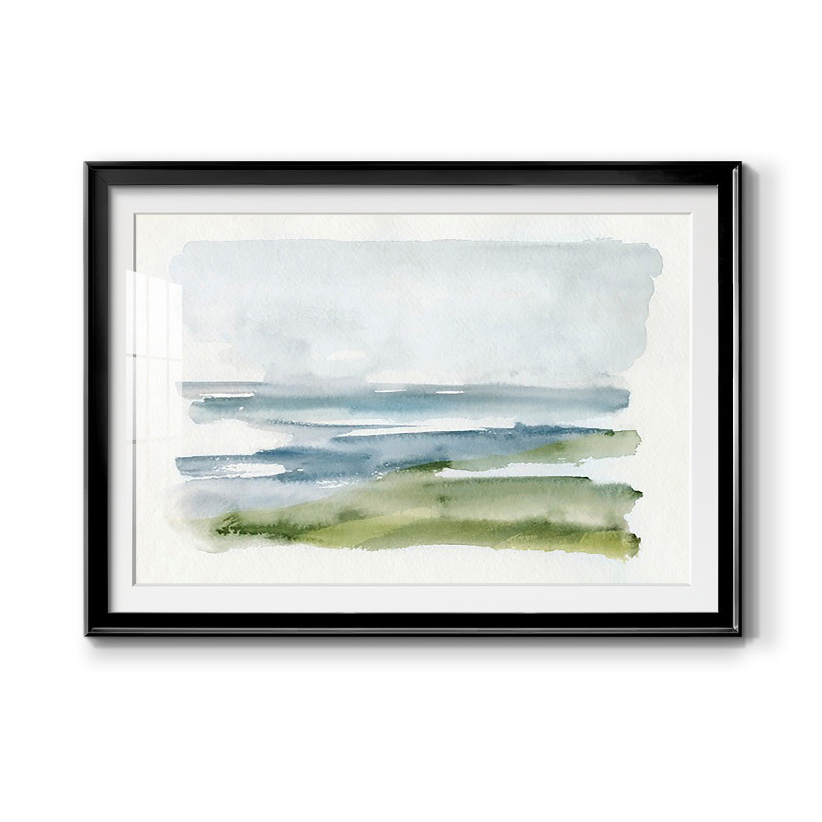 Coastline Splash I Premium Framed Print - Ready to Hang