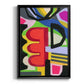 Bold Shape Shift I - Modern Framed Canvas Print