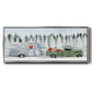 Holiday Roadtrip II - Floater Framed Canvas Print