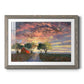 Fire in the Sky - Barnwood Framed Art Print