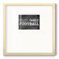 Faith Family Football - Double Matboard Framed Print