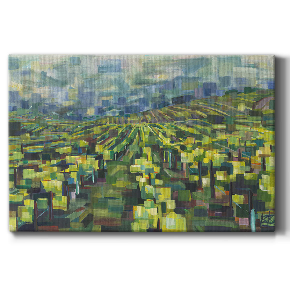 Yellow Grapevines Forever Premium Gallery Wrapped Canvas - Ready to Hang