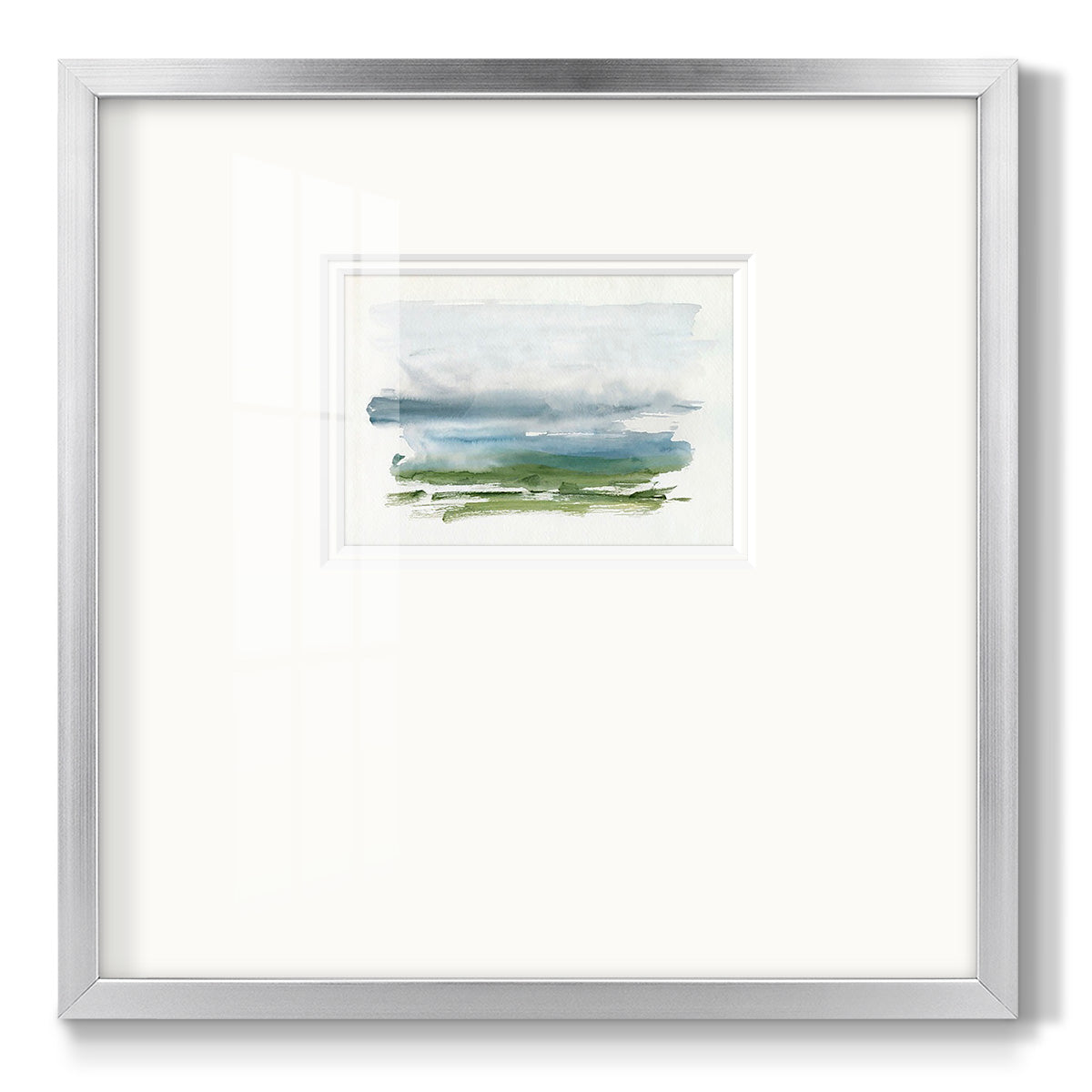 Coastline Splash III - Double Matboard Framed Print