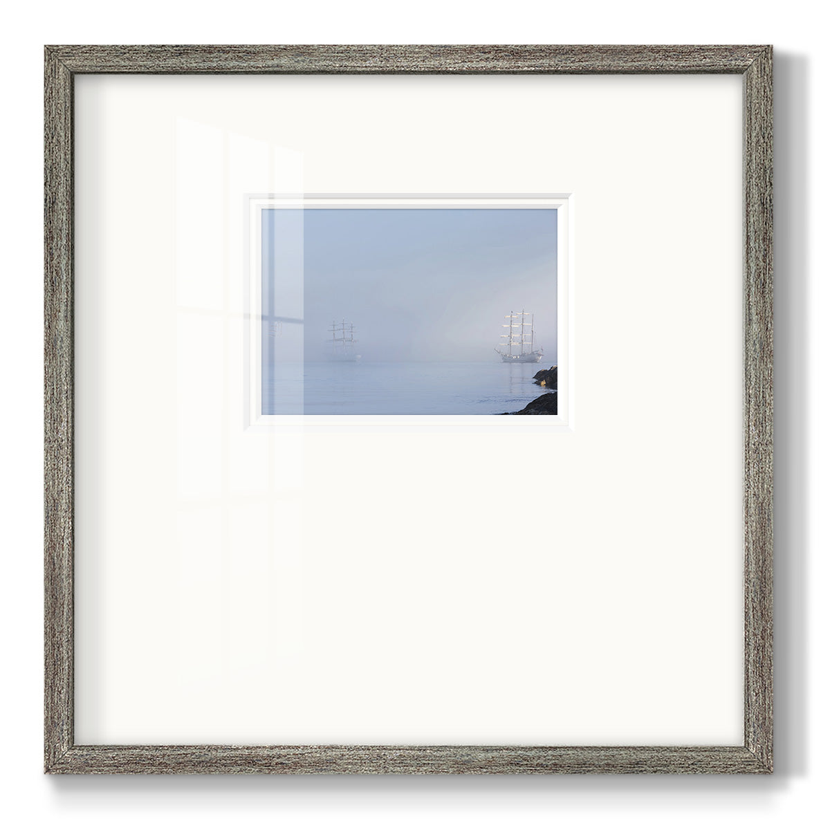 In the Mist- Premium Framed Print Double Matboard