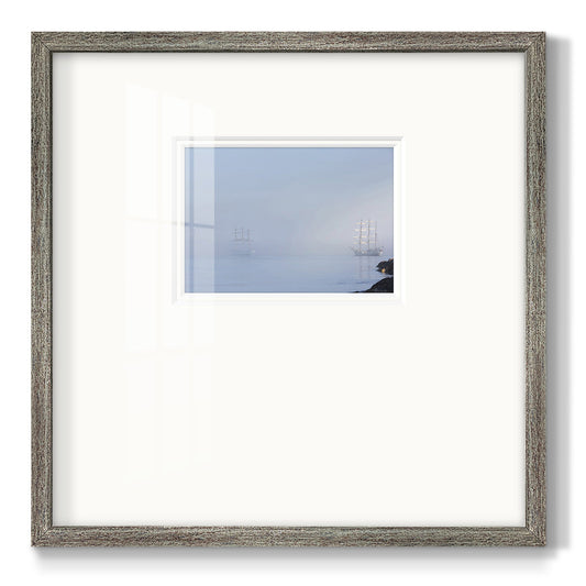 In the Mist - Double Matboard Framed Print