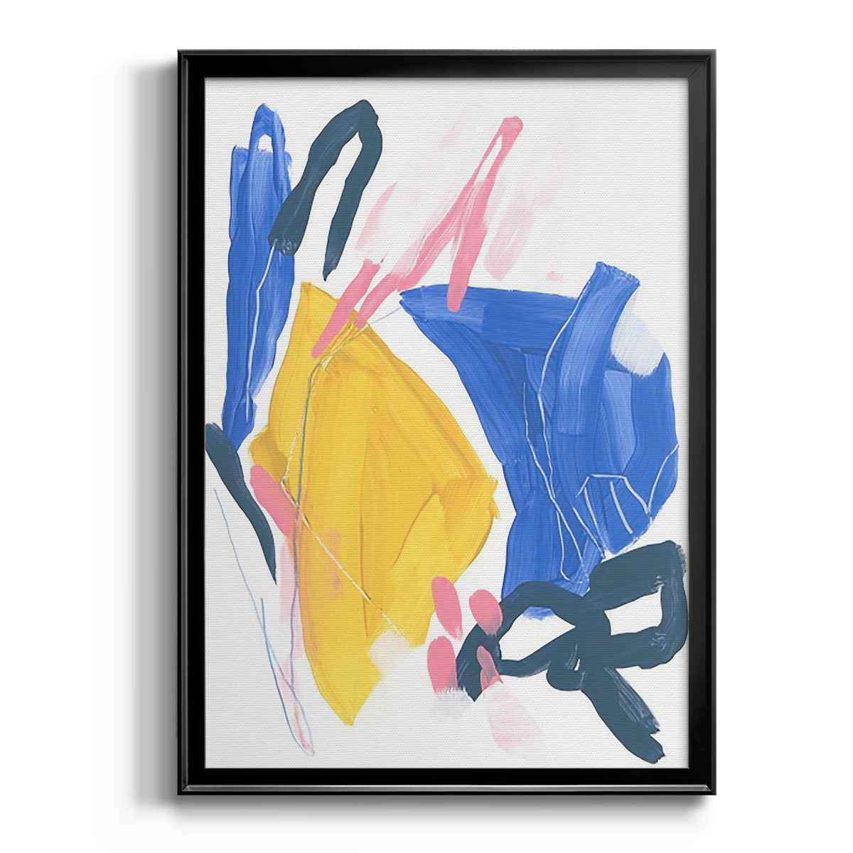 Feedback Loop I - Modern Framed Canvas Print