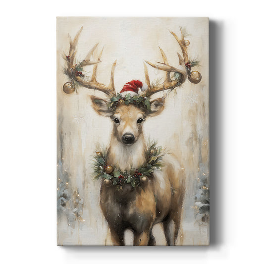 Tinsel-Gold Bells Parish - Canvas Art Print