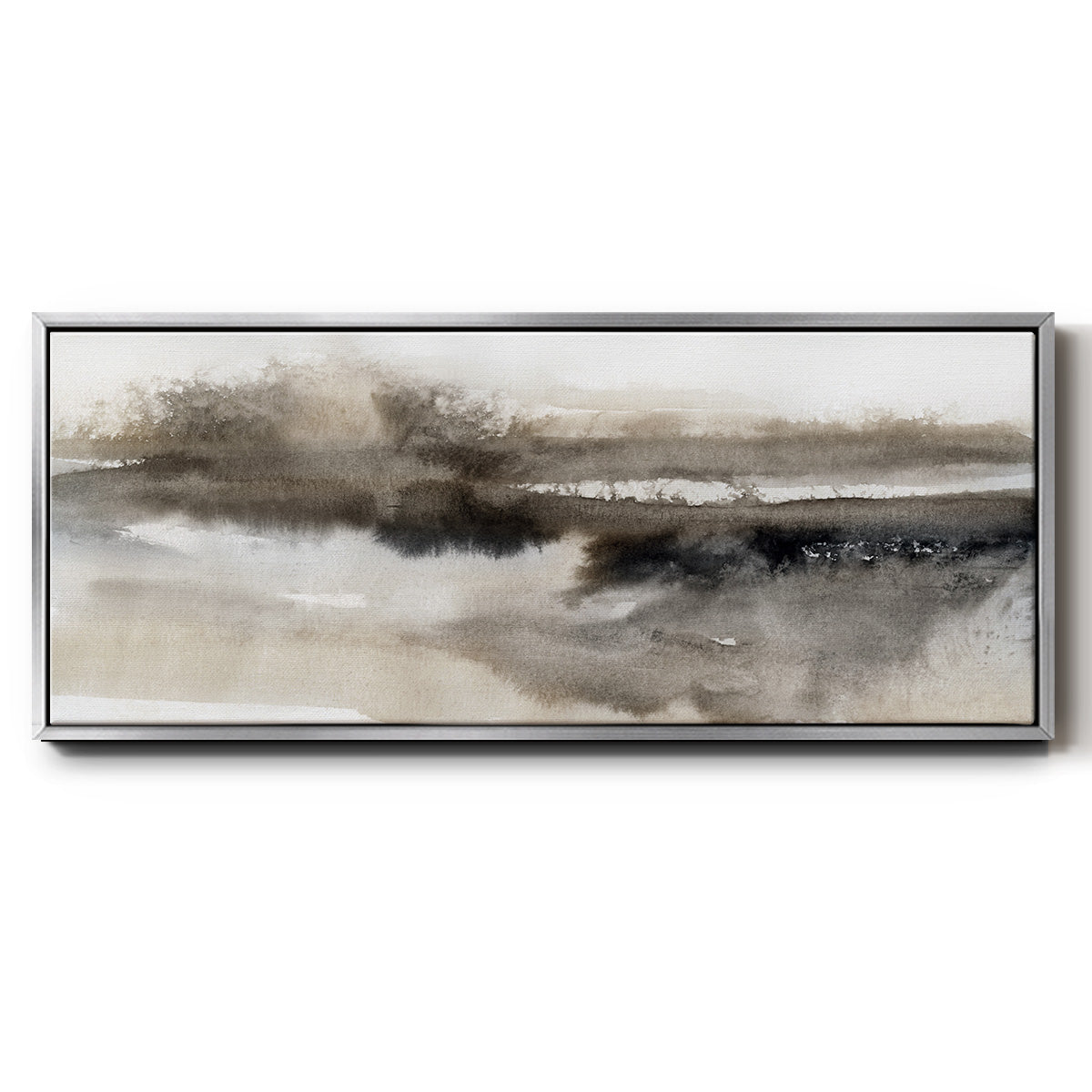 Serenity Lake - Floater Framed Canvas Print