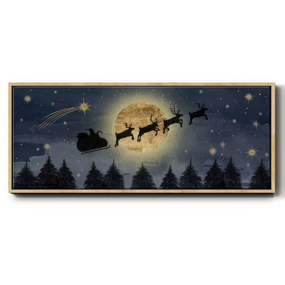 Celestial Christmas Collection D - Floater Framed Canvas Print