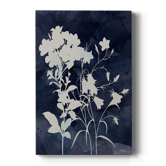 Indigo Botanical II Revisited - Canvas Art Print