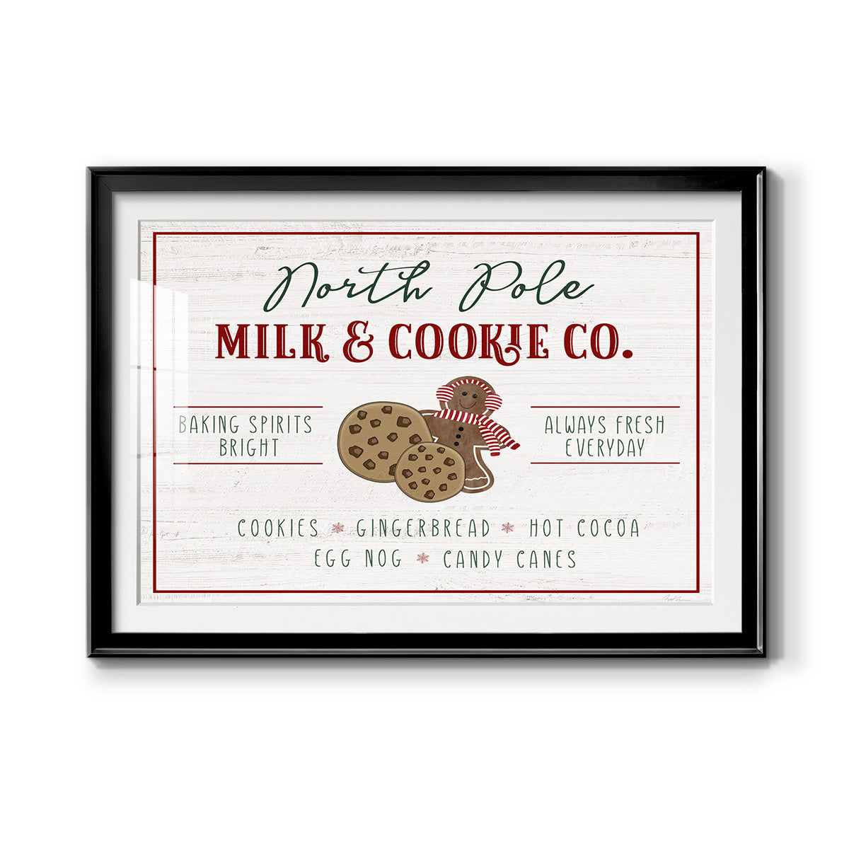 Milk and Cookie Co Premium Framed Print - Ready to Hang