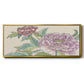 Peony Blooms I - Floater Framed Canvas Print