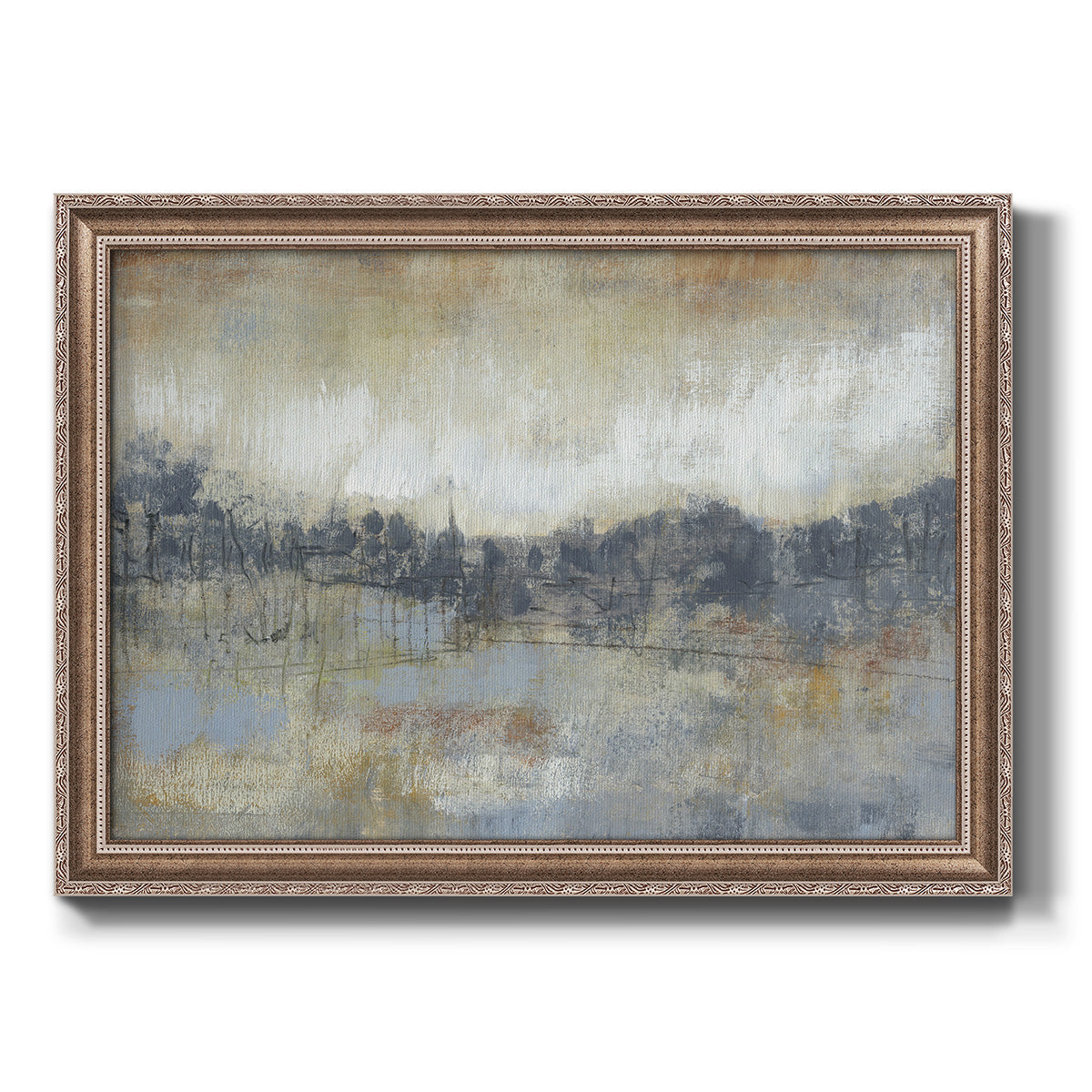 Cool Grey Horizon I Premium Framed Canvas- Ready to Hang