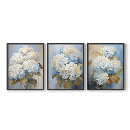 Floral Study Series XLIII - Restickable Framed Art Set