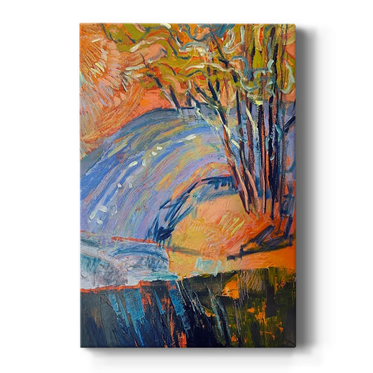 Cadmium Winter Solstice III Premium Gallery Wrapped Canvas - Ready to Hang