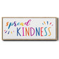 Rainbow Kindness - Floater Framed Canvas Print