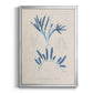 Blue Marine Algae I - Modern Framed Canvas Print