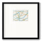 Curves and Waves V - Double Matboard Framed Print