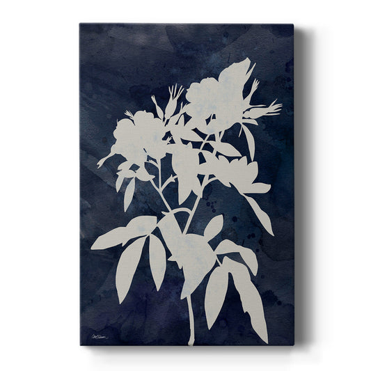 Indigo Botanical I Revisited - Canvas Art Print