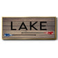 Lake Paddles - Floater Framed Canvas Print
