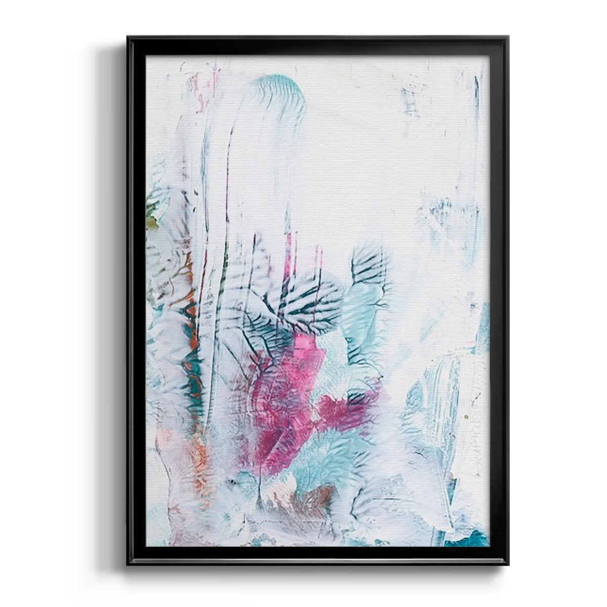 Magneta Coral I - Modern Framed Canvas Print