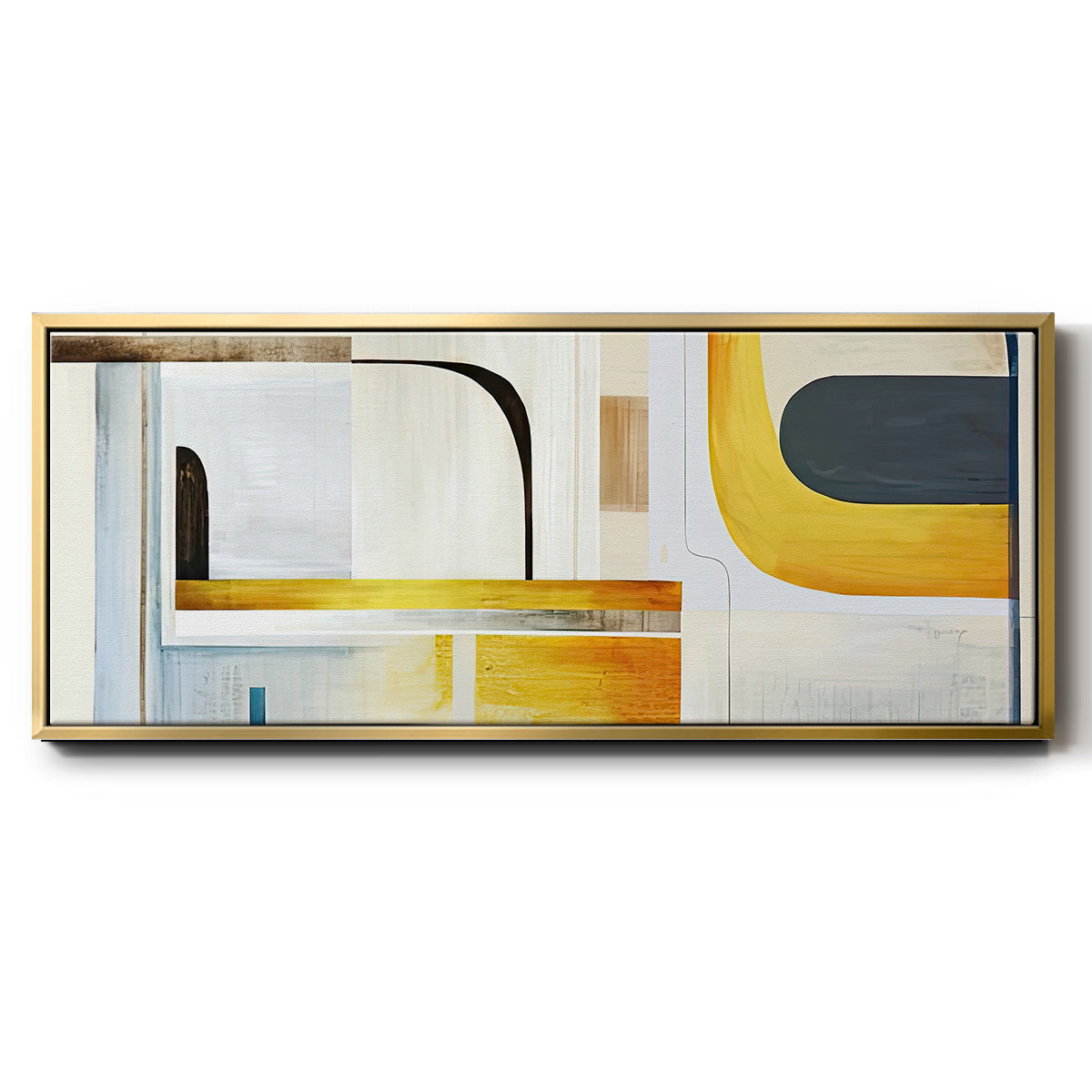 Turnabout - Floater Framed Canvas Print