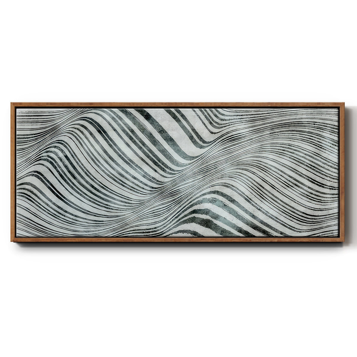 Forme de la mer  - Floater Framed Canvas Print