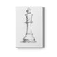 Chess Piece Study II Premium Gallery Wrapped Canvas - Ready to Hang