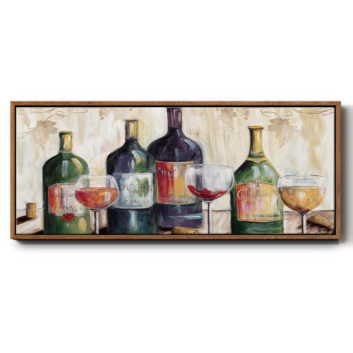 The Dinner Party - Floater Framed Canvas Print
