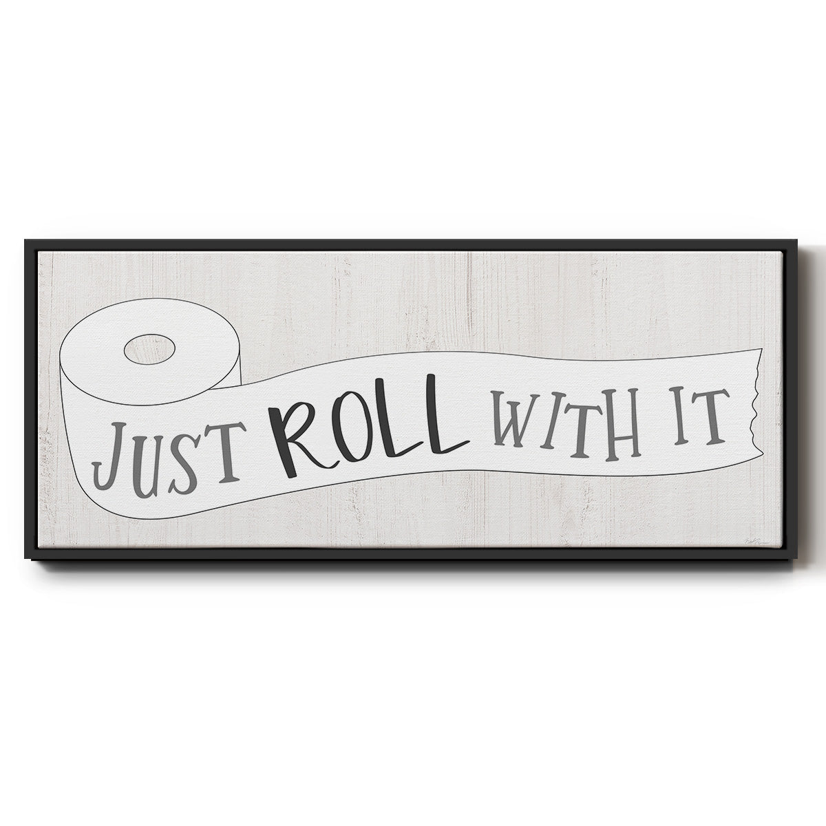 Just Roll - Floater Framed Canvas Print