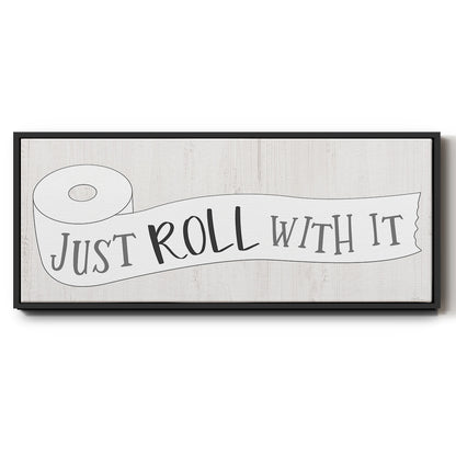 Just Roll - Floater Framed Canvas Print