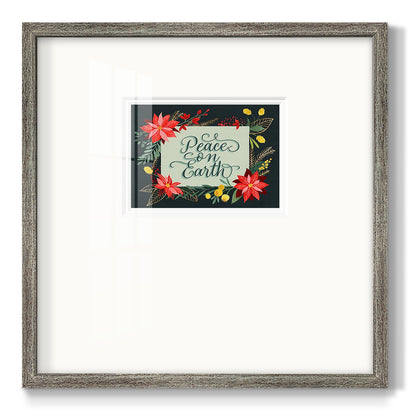 Bright Christmas Night  II Premium Framed Print Double Matboard