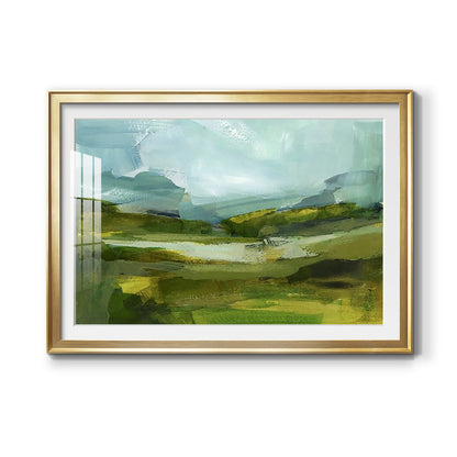 Emerald View III Premium Framed Print - Ready to Hang