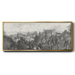 City of Cleveland - Floater Framed Canvas Print