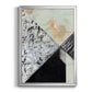 Tiles & Texture Abstract Angles I - Modern Framed Canvas Print