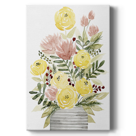 Blush Bouquet II - Canvas Art Print