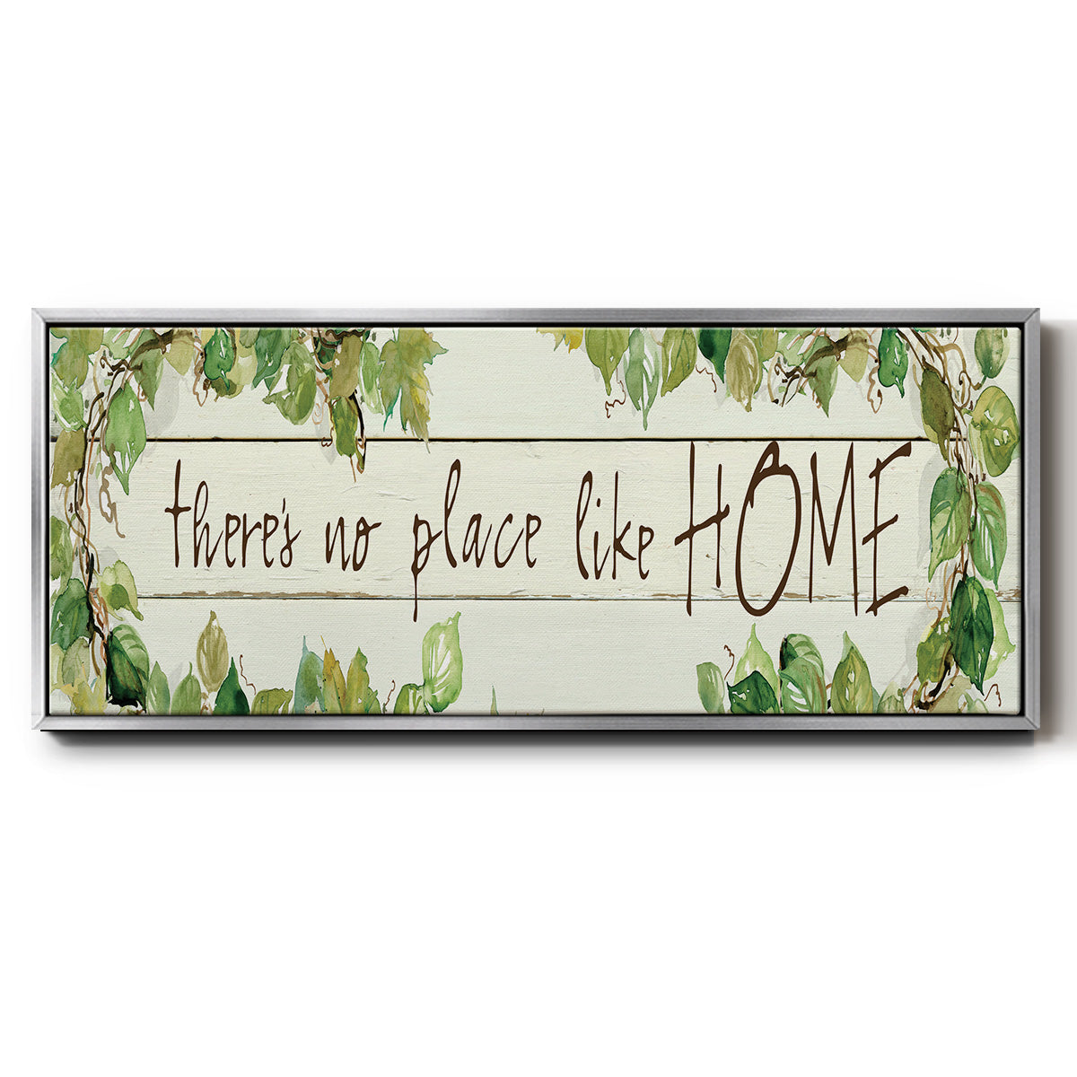 No Place Like Home - Floater Framed Canvas Print